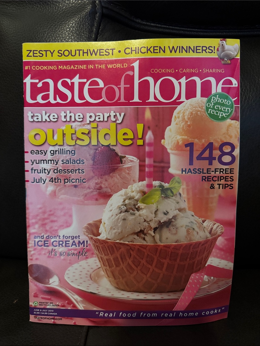 5/$15 taste of home Summer Recipe Magazine - June July 2010
